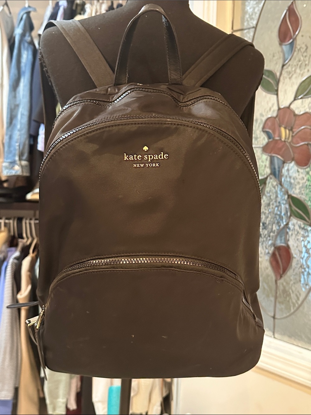 Kate Spade Black Backpack